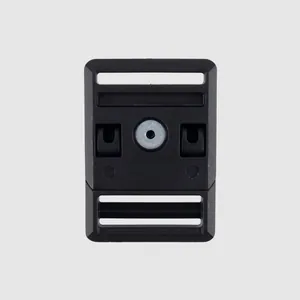 Fibbia magnetica nera professionale per cinghie di zaini e cinture di ricambio
