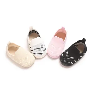 Atmungsaktive Mesh-Babylauflernschuhe mit weichen Sohlen in verschiedenen Farben für Babys