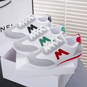 Damen Casual Sneaker Patchwork Low Top Leicht Mode Schuhe Schnürschuhe Weiche Sohle Atmungsaktive Sportschuhe