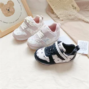 Mädchen Turnschuhe Mit Blumenmuster Leichtgewichtige Atmungsaktive Kleinkind Laufschuhe Mit Klettverschluss Japanischer Stil Kinder Freizeitschuhe