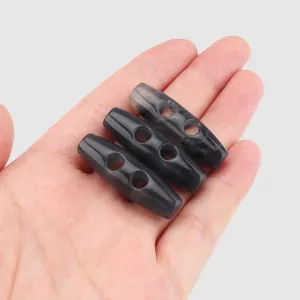 Handgemaakte natuurlijke Xiuyan jade houtje-touwtje knopen voor jassen en colberts set van 3