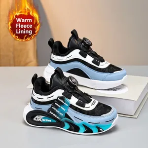 Winter-Sportschuhe für Kinder mit Fleece-Futter und Drehverschluss für Jungen