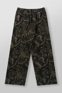 Herren Freizeithose mit Wald-Camouflage-Muster, elastischem Bund und atmungsaktivem Stoff