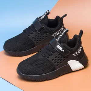 Atmungsaktive Jungen-Laufschuhe aus Mesh mit weicher Sohle für Kinder von 6 bis 12
