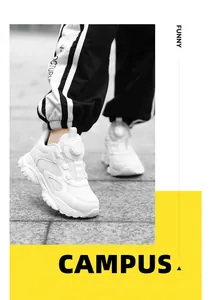 Scarpe sportive in mesh traspirante per bambini con pratico sistema di lacci a rotella
