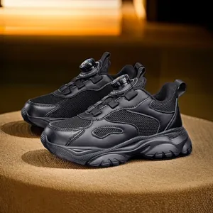 Scarpe Sportive per Ragazzi Sneakers per Bambini in Rete Traspirante Scarpe da Corsa con Fibbia Rotante Scarpe da Scuola Atletiche Calzature Outdoor Durevoli per Bambini