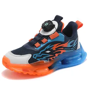 Atmungsaktive Mesh-Laufschuhe für Jungen mit modernem Drehverschluss-System