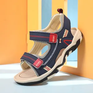 Jungen Sandalen Sommer Neu Sport Strandschuhe Kinder Weiche Sohle Atmungsaktiv Lässig Klettverschluss Sandalen Für Kleinkinder