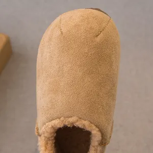 Hochwertige vintage warme Kinder Brotschuhe mit dickem Fleecefutter für den Winter