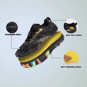 Scarpe da spiaggia traspiranti per bambini con solette morbide e suola colorata antiscivolo