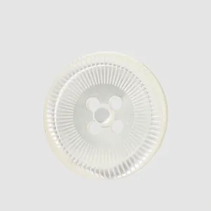 Natural Trochus Shell Buttons High End Round Pearl White Radial Texture Decorative Buttons For Suits Coats Shirts