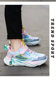 Trendige, atmungsaktive Mesh-Sportschuhe für Mädchen in lebendigen Pastellfarben