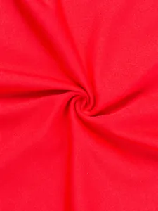 Detailed macro view of breathable red quick-dry fabric for men's sports tank top
