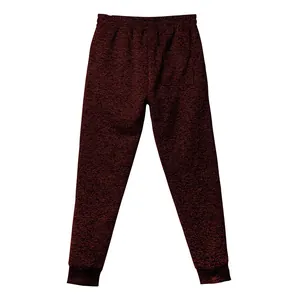 Vista posterior detallada del pantalón jogger de forro polar catiónico para hombres