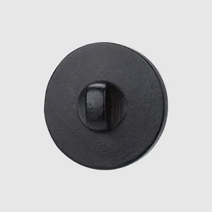 Bouton premium en bois de peuplier noir pour les vêtements chinois de haute qualité