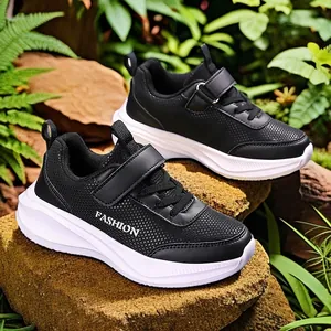 Baskets pour Enfants Garçons 2025 Printemps Automne en Cuir Synthétique et Mesh Respirantes Antidérapantes Légères