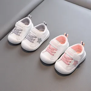 Zachte zool babyschoenen, waterdichte leren sneakers voor peuters van 1-2 jarigen