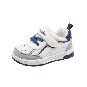 Breathable toddler walking shoes featuring a soft sole and non-slip athletic design