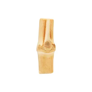 Natural bamboo joint shaped button for high-end Chinese style clothing decoration