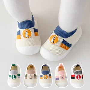 Chaussures de Marche pour Bébé Semelle Souple Antidérapante Respirante Maille Chaussures Premier Pas pour Garçons Filles