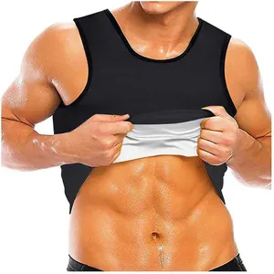 Herren Saunaweste in Schwarz für Fitnesstraining und effektives Body Shaping