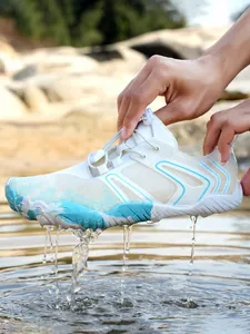 Atmungsaktive, schnelltrocknende Wasserschuhe mit Gummisohle für Strand und Schwimmen