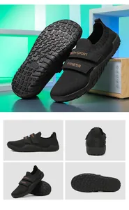 Chaussures de fitness pieds nus professionnelles pour soulevé de terre et musculation.