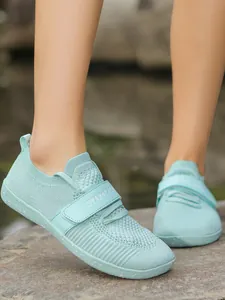 Moderne Wanderschuhe Mit Breiter Zehenbox Atmungsaktive Fly-knit Fitness Sneaker Für Herren Damen Rutschfeste Gummisohle Sportschuhe