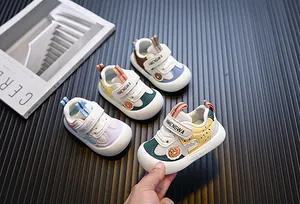 Soft-sole non-slip baby walking shoes for toddlers boys and girls, aged 0-2 years old