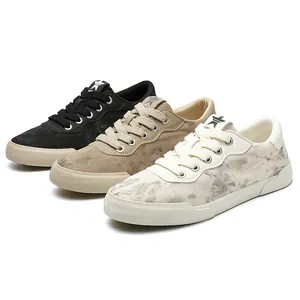 Lässige Herren-Stoffschuhe mit Tie-Dye-Muster und atmungsaktivem Schnürdesign