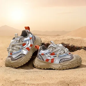 Calzado deportivo Jeep transpirable para niños con diseño anticolisión en desierto