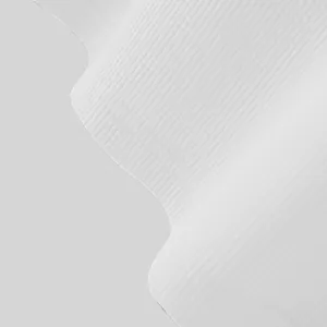 Close-up detail of white ribbed fabric texture on a men's quick-dry breathable gym vest