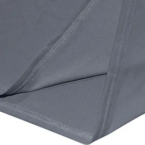 Macro view of high-quality double stitching and breathable mesh fabric on a men's Polo shirt.