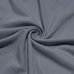 Close-up detail of grey breathable quick-dry fabric texture for men's Polo shirts