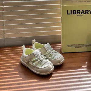 Breathable closed-toe baby sandals for summer with soft soles and mesh straps
