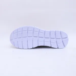 Close-up of the durable and non-slip rubber outsole for breathable slip-on walking shoes