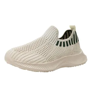 Zapatillas de malla transpirable para niños con suelas antideslizantes para niños y niñas