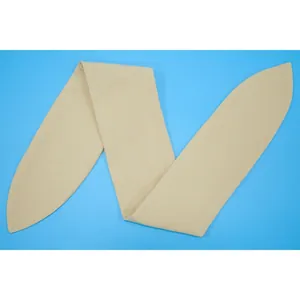 Beige textured fabric sash belt for summer women's jumpsuit