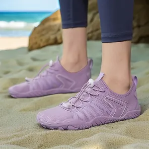 Schnelltrocknende Watschuhe Für Damen Herren Barfuß Fünf-Finger-Schuhe Rutschfeste Gummisohle Strand Watfischen Outdoor Sportschuhe