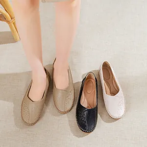 Soft and breathable women's loafers shoes in various colors for daily comfort wear