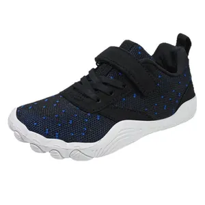 Children's breathable barefoot outdoor shoes with five-toe design and soft sole for kids