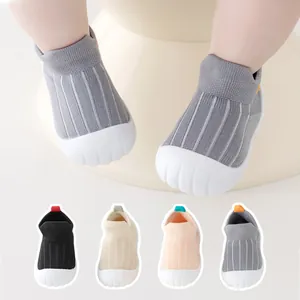 Breathable Baby First Walkers Sock Shoes Anti Slip Soft Sole Infant Floor Socks Shoes For Toddlers Boys Girls Spring Summer