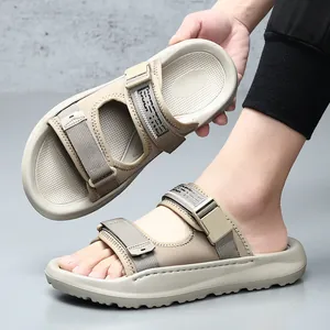 Premium men's summer outdoor anti-slip sandals with durable adjustable buckle straps