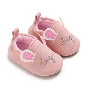 Cartoon Hase Baby Bodensocken Rutschfeste Weiche Sohle Lauflernschuhe Kleinkind Indoor Söckchen Schuhe