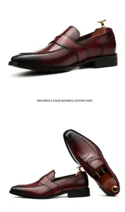 Detailansicht hochwertiger Herren-Slipper aus bordeauxfarbenem Leder aus mehreren Winkeln