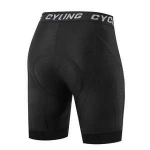 Detailansicht der gepolsterten Radhose mit atmungsaktivem Mesh und bequemem Silikon-Sitzkissen