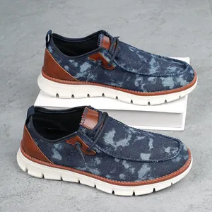 Heren Casual Outdoor Wandelschoenen Synthetisch Leer Dikke Zool Antislip Sneakers Mode Duurzaam Reisschoeisel Voor Mannen