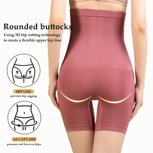 Detalle del pantalón moldeador de cintura alta sin costuras con efecto levantacola
