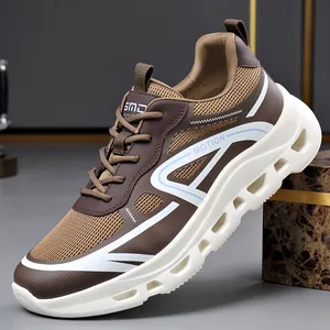 Scarpe da Corsa da Uomo in Rete Traspirante Scarpe Casual Leggere a Suola Morbida con Ammortizzazione Cava Scarpe da Skate
