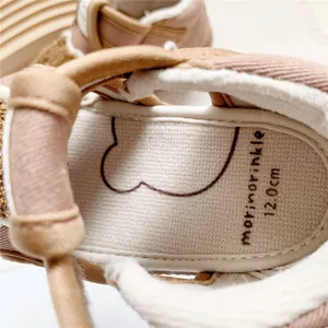 Detail of Morinorinkle baby walking sandal insole with 12.0cm size marking